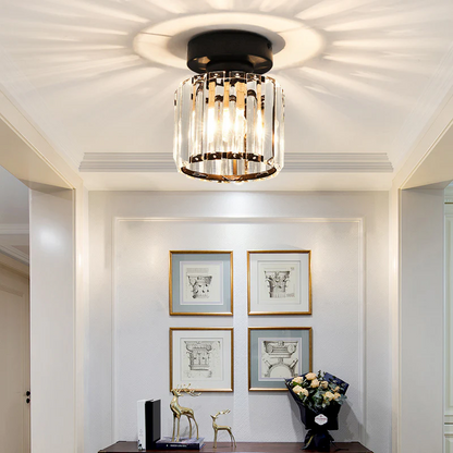 Luxurious Sparkling Crystal Ceiling Light