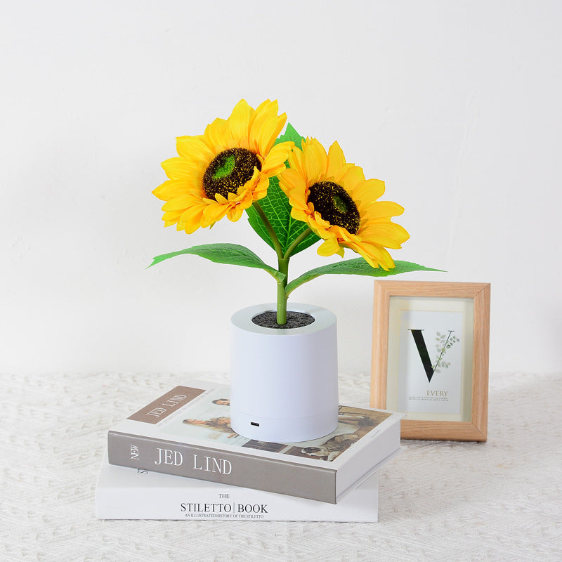 Bright Floral Desk Lamp
