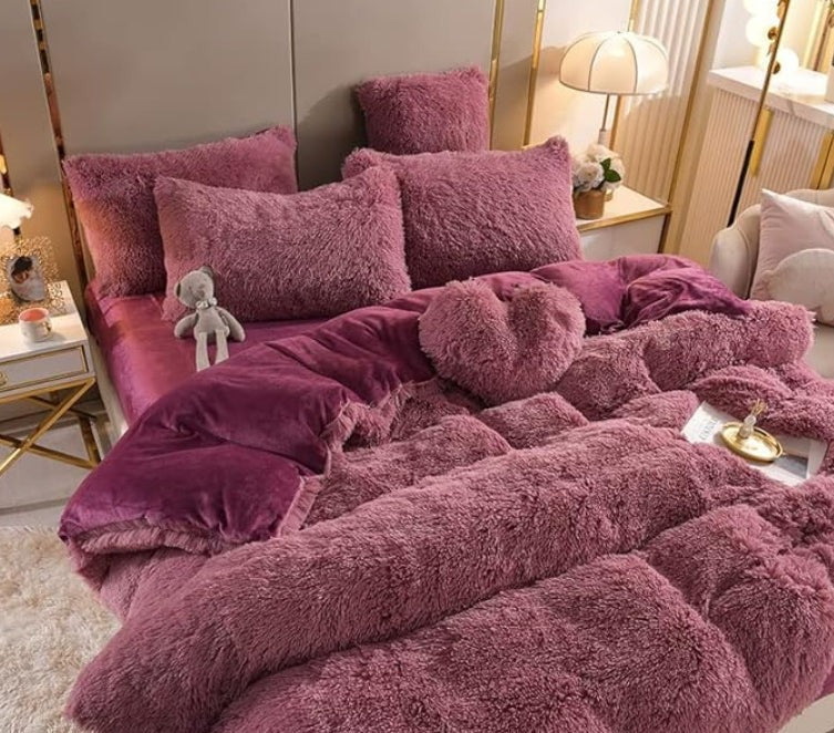 Soft Brushed Duvet Cover with Zip and Tight Fit