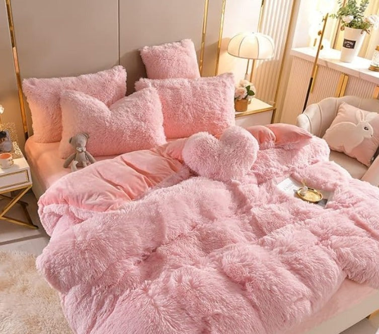 Soft Brushed Duvet Cover with Zip and Tight Fit