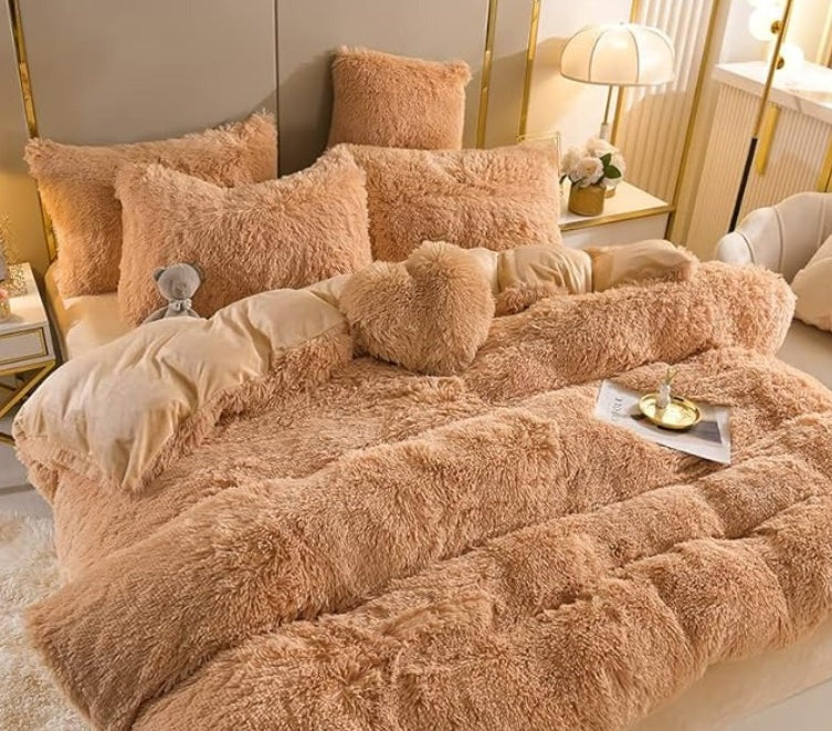Soft Brushed Duvet Cover with Zip and Tight Fit