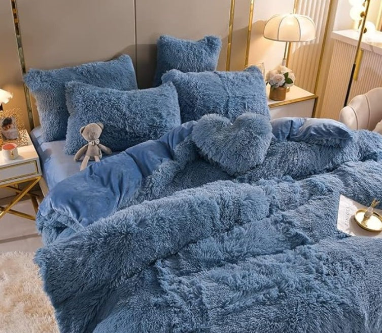 Soft Brushed Duvet Cover with Zip and Tight Fit