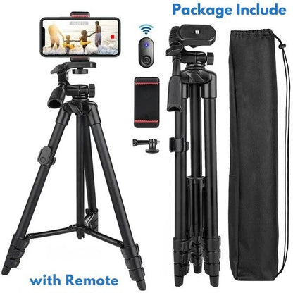 Portable Phone Tripod with Remote and Selfie Stick