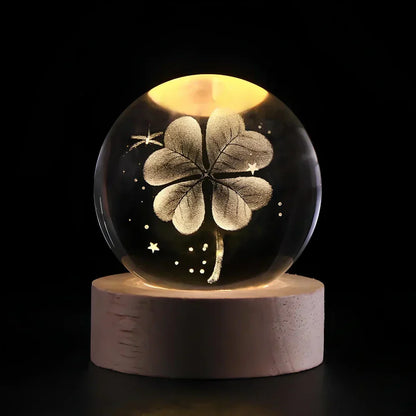 Colorful Globe LED Bedside Lamp