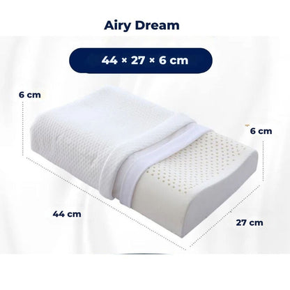 Natural Latex Orthopedic Neck Pillow for Back Support