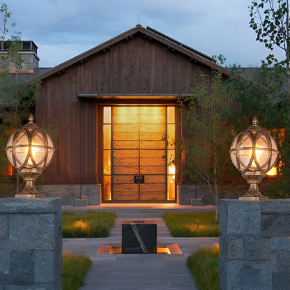 Classic Round Outdoor Post Light Fittings