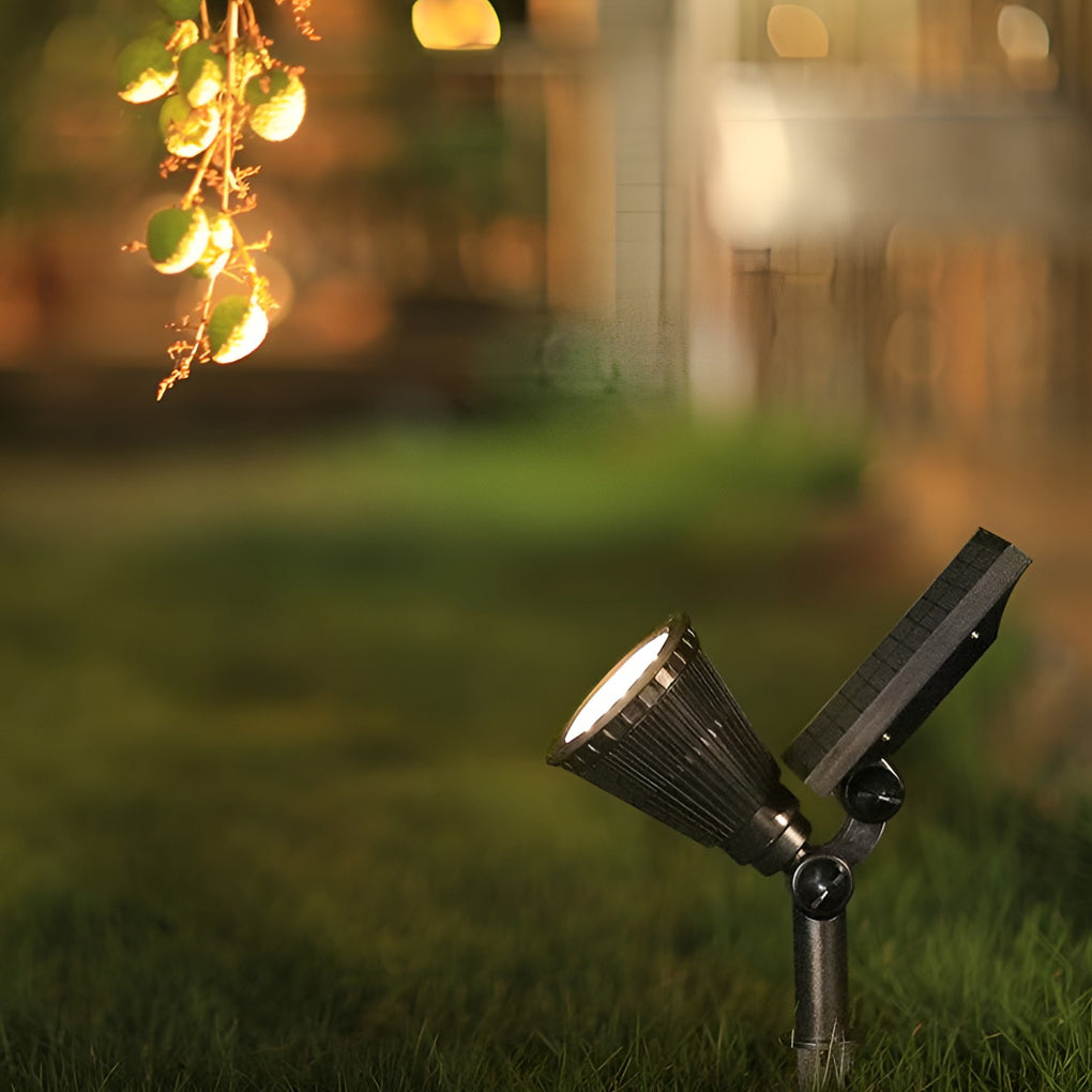 Outdoor 7W LED Solar Powered Garden Spot Lights