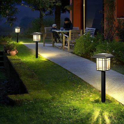 2PCS Outdoor Solar Powered LED Garden Lights