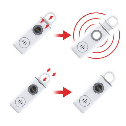 Bright LED Safety Flashlight for Night Time Walkers