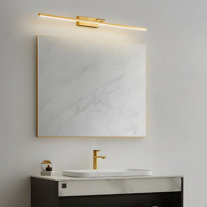 Contemporary Bronze Dimmable LED Bathroom Light Fixture