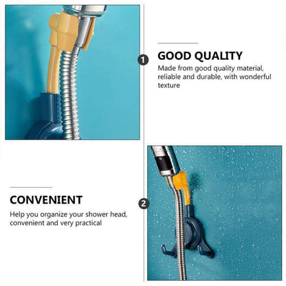 Stylish Bathroom Shelf with Hanging Hooks
