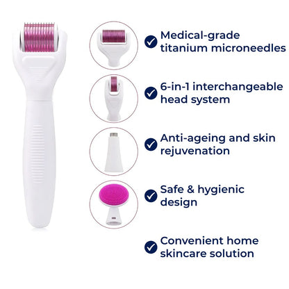 Professional Skin Rejuvenation Derma Roller Kit for Women