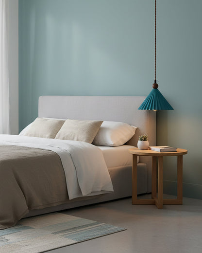 Stylish Blue Glass Pendant Dining Lamp