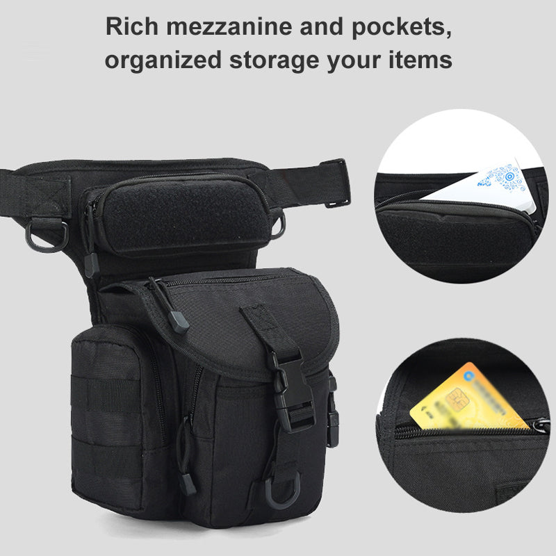 Waterproof Tactical Waist Pack Travel Belt Bag for Men