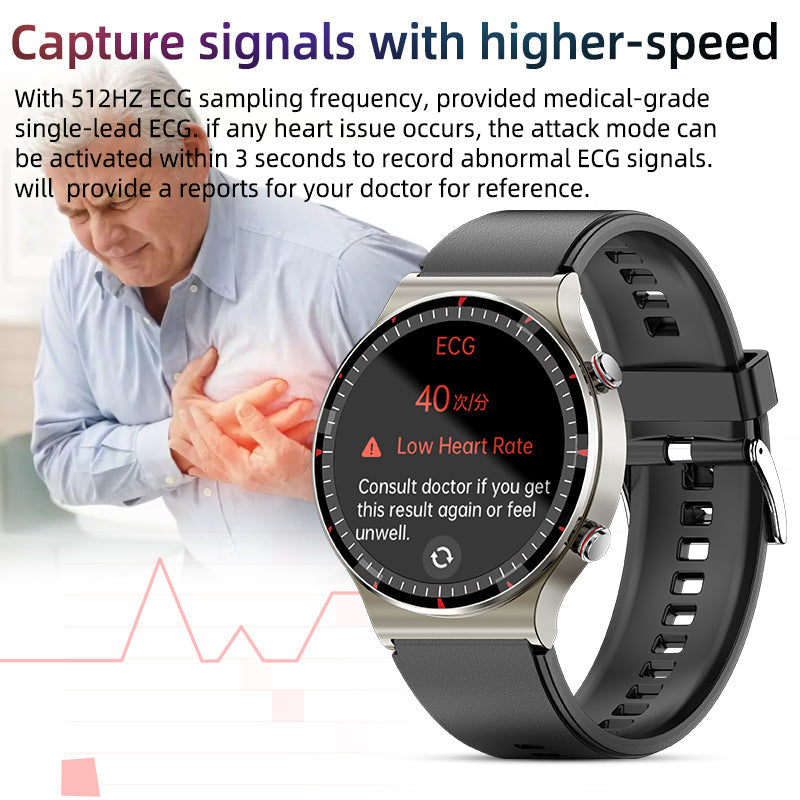Accurate Fitness Tracker Smartwatch with Heart Monitor