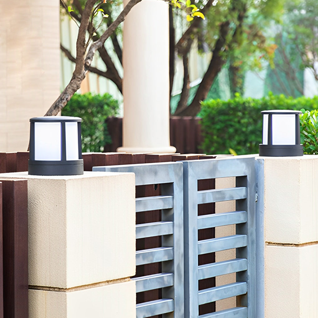 Sleek Metal LED Weatherproof Outdoor Post Lights