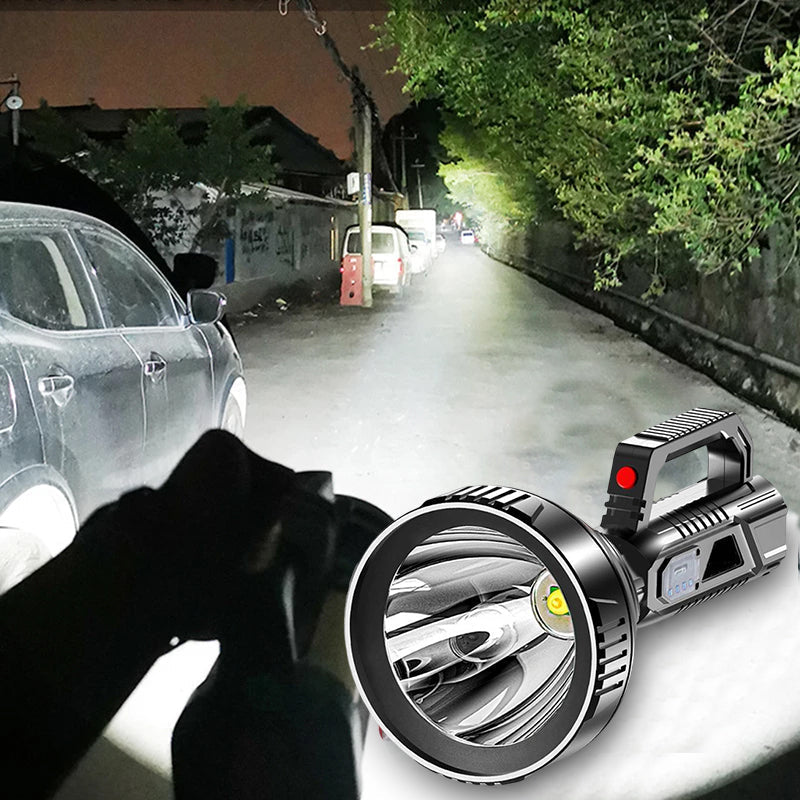 Portable Rechargeable LED Flashlight Torch