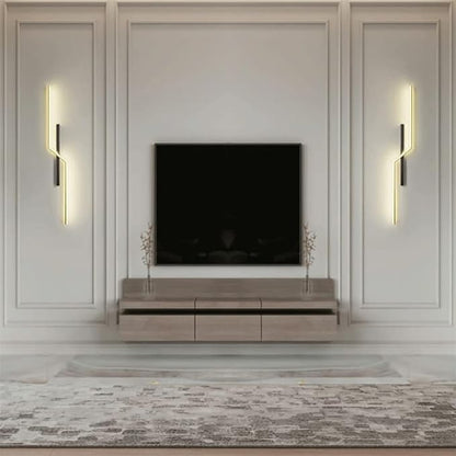 Slim LED Contemporary Wall Light Fixture