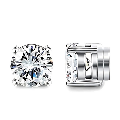 Sparkling Crystal Magnetic Earrings – Luxury