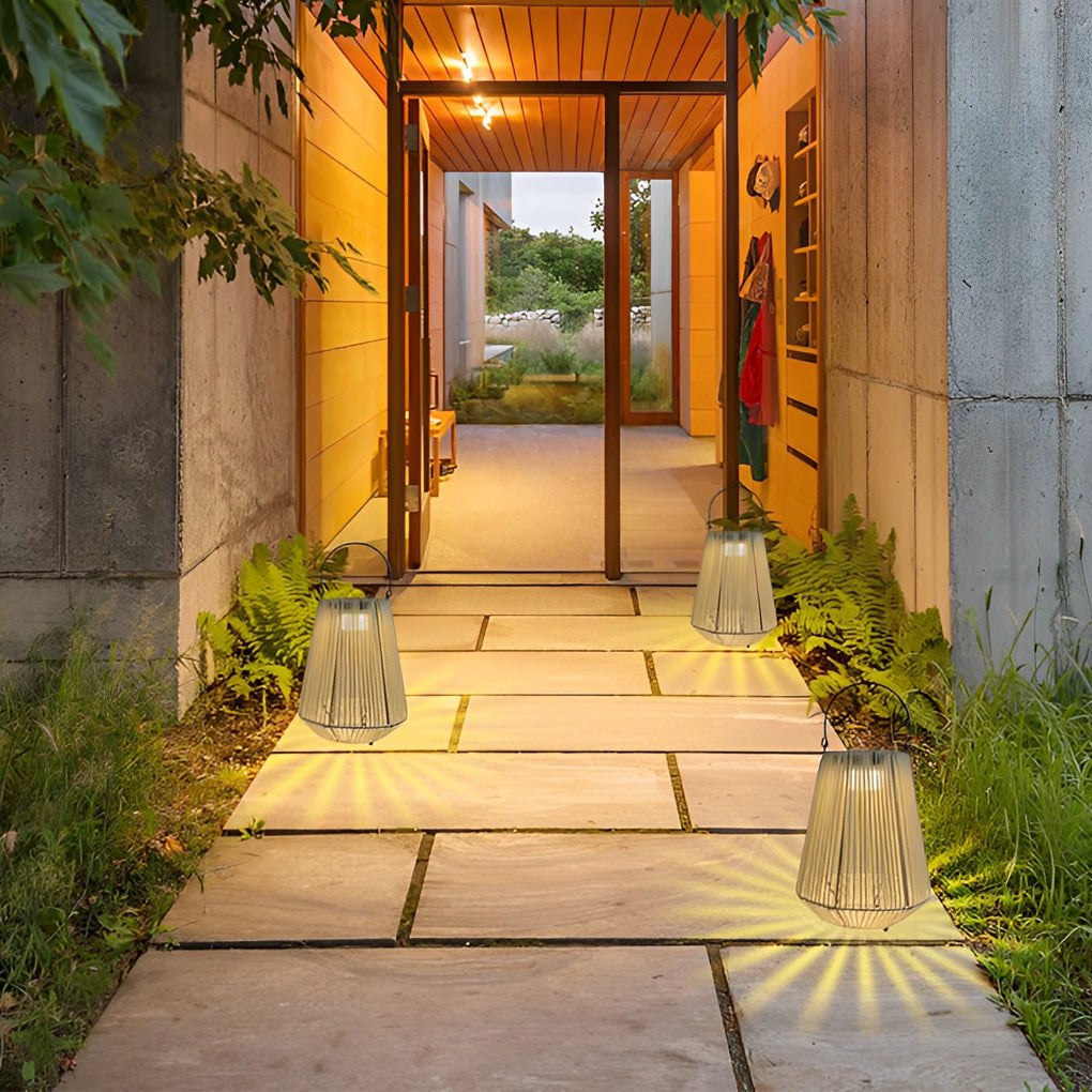 Outdoor Solar Powered Waterproof Garden Lanterns