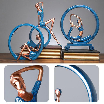 Zen Yoga Woman Figurine