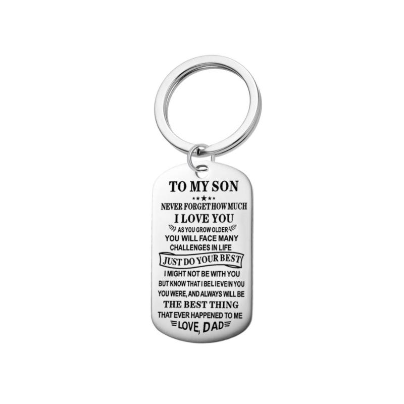 Personalized Kid's Keychain Necklace