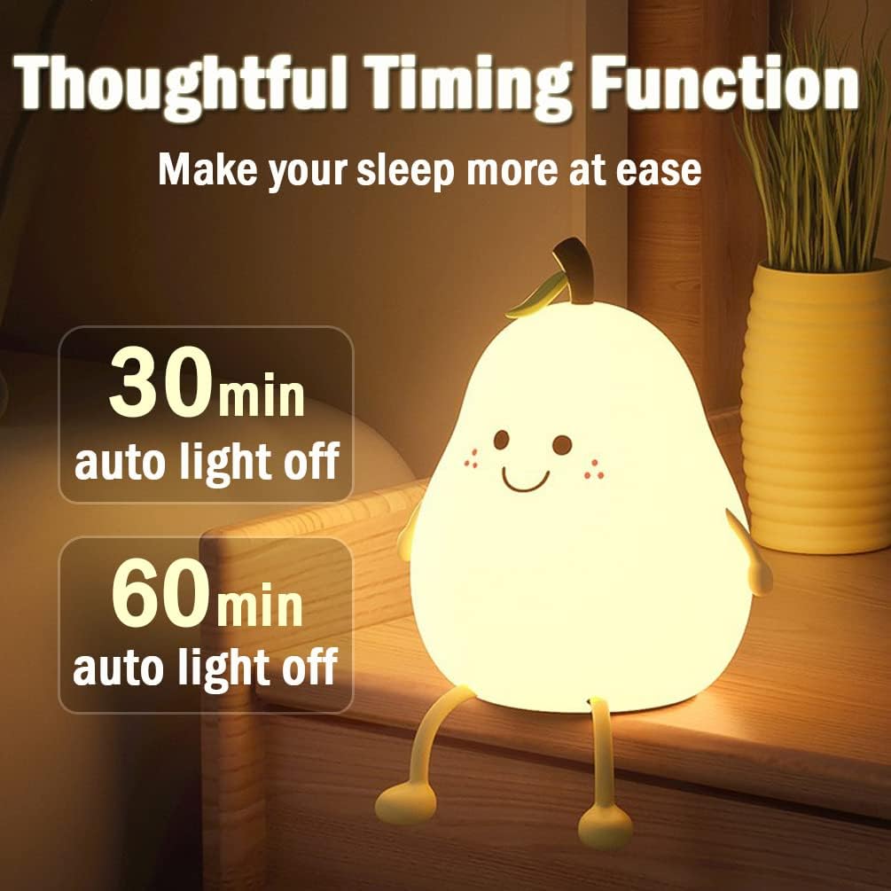 Stylish Plug in Night Lamp with USB and Soft Glow