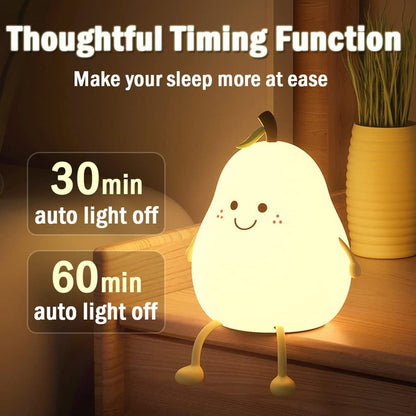 Stylish Plug in Night Lamp with USB and Soft Glow
