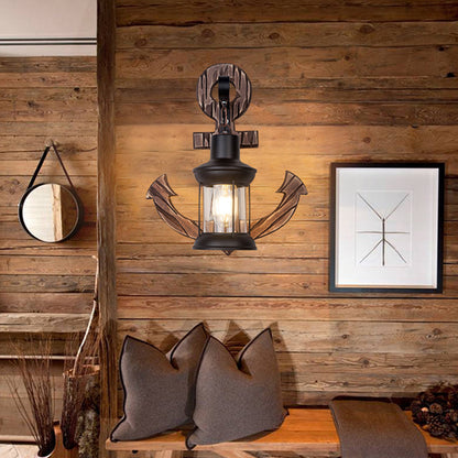 Rustic Nautical LED Wall Lamp