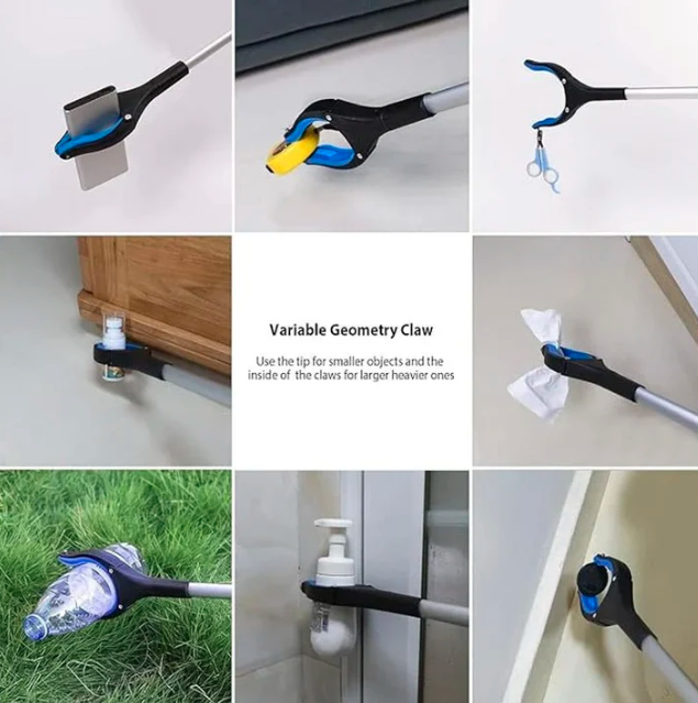 Cofik | Adjustable Reaching Claw With Rotating Grip Clip
