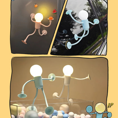 Fun Animated Bedside Lamp with Adhesive Base
