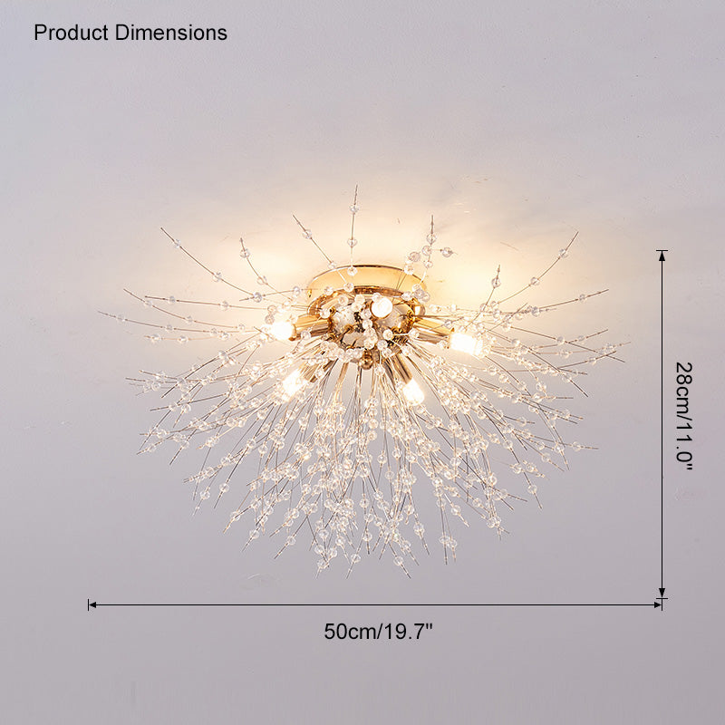 Elegant Crystal Ceiling Light Fixture