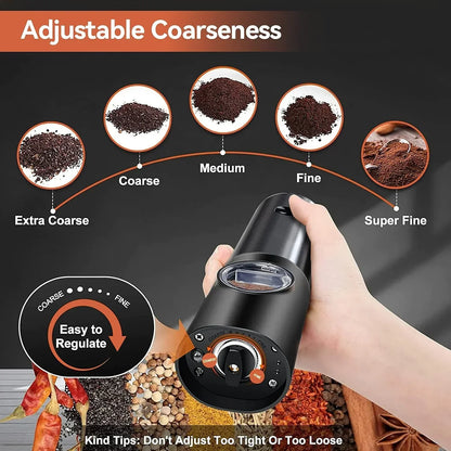 Automatic Salt and Pepper Mill – Cordless Grinder