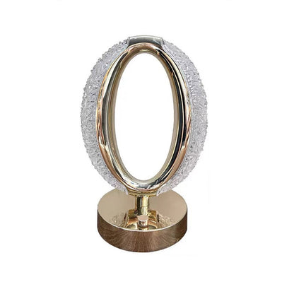 Silver Night Metal Desk Lamp