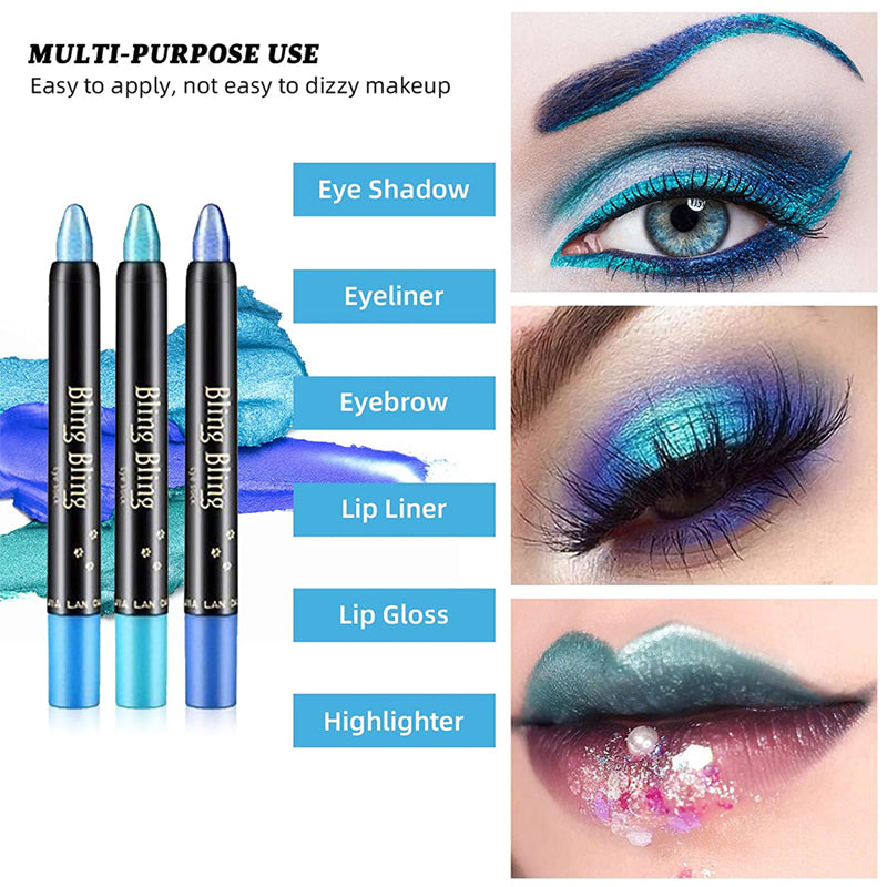 Vibrant 15 Shade Eyeshadow Makeup Stick