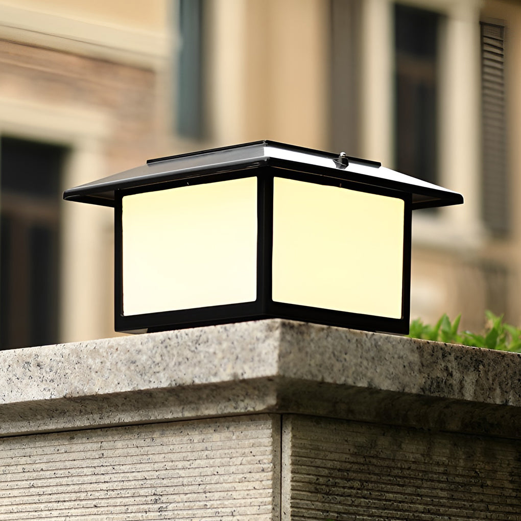 Outdoor Bright Solar Powered Fence Post Lights