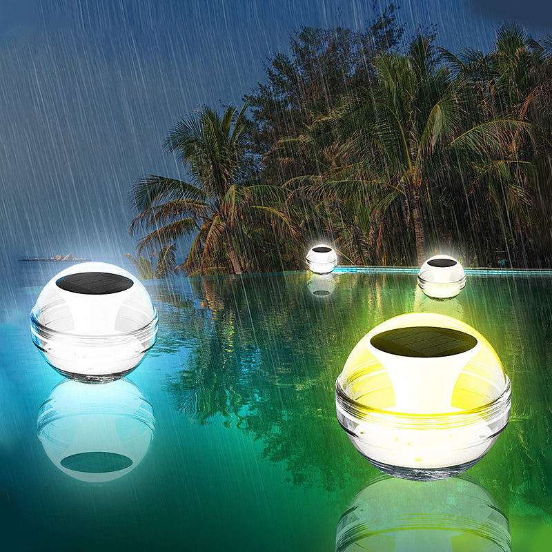 Colorful LED Solar Powered Pool Lanterns