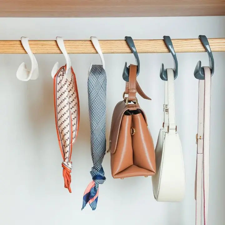 Practical 10 Pocket Travel Bag Organizer with Sturdy Hook