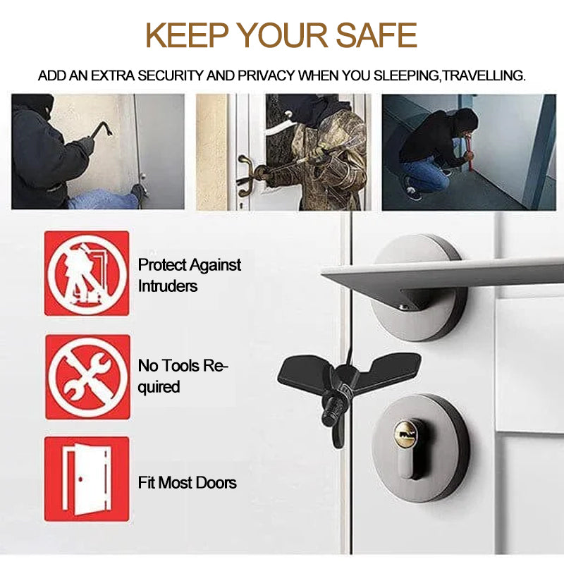 Compact Travel Security Door Stop