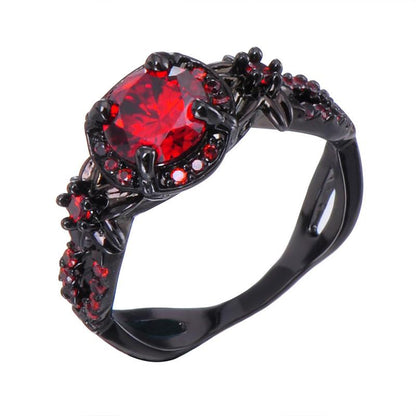 Timeless Black Sapphire Engagement Ring