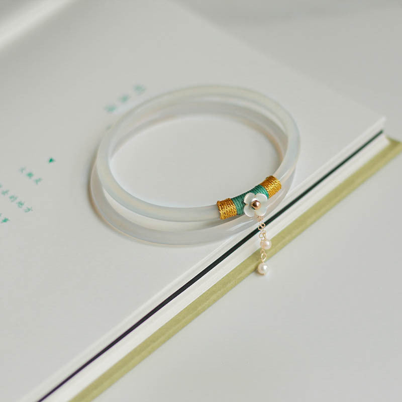 Luxurious Green Jade Bangles