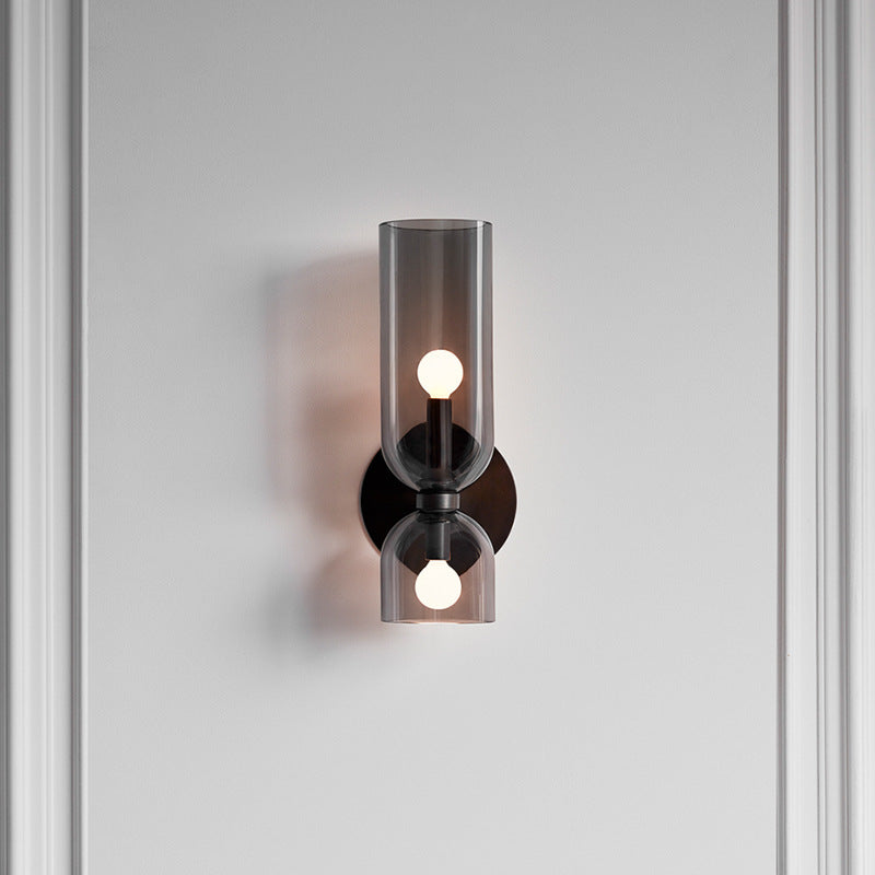Modern Double Glass LED Wall Lamp