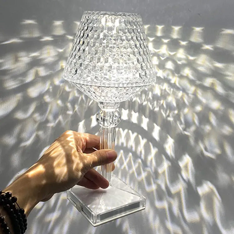 Sparkling Glass Desk Lamp