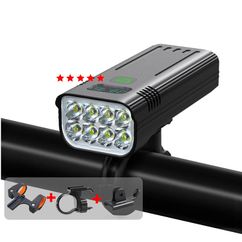 Bright 5000L LED Bicycle Front Light with USB Charger