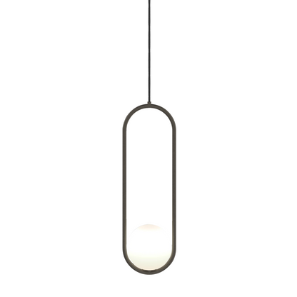 Sleek Brass Pendant Light Adjustable Ceiling Fixture