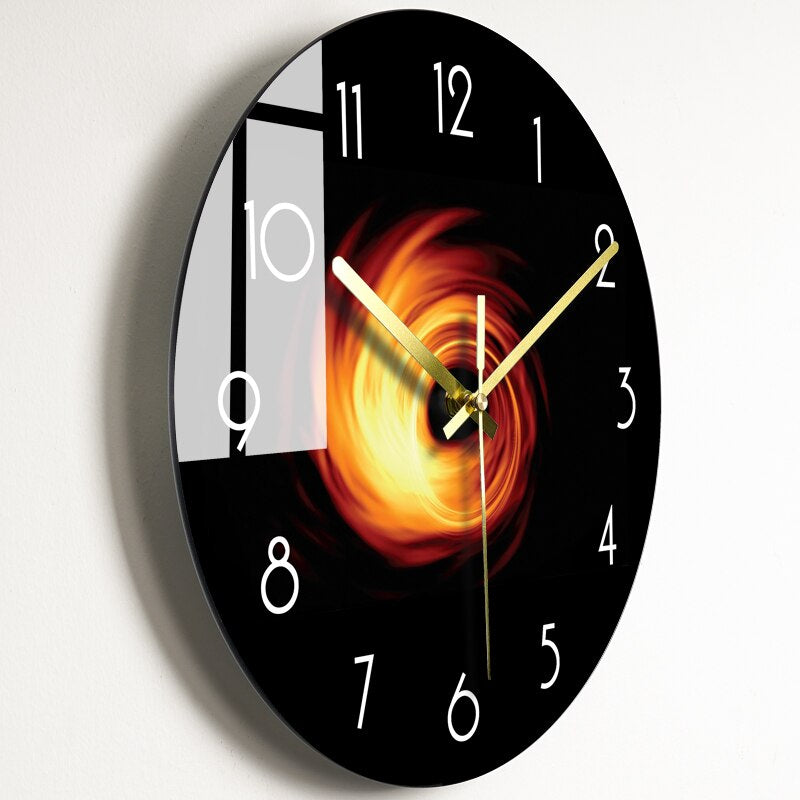 Stylish Glass Wall Clock Noxord