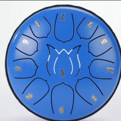 Metal Tongue Drum for Mindful Meditation Practice