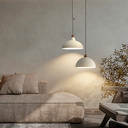 Bright White Pendant Kitchen Light Fixture