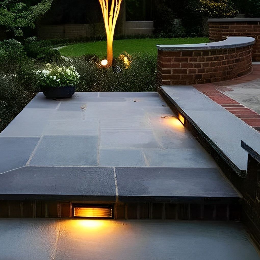 Sleek Recessed LED Wall Step Lights 3W Aluminum