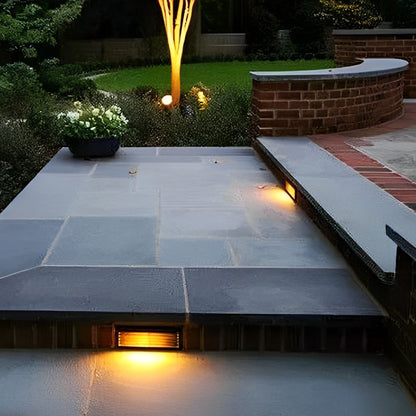 Sleek Recessed LED Wall Step Lights 3W Aluminum